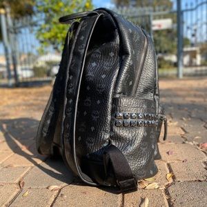 MCM Stark Side Stud Medium Backpack